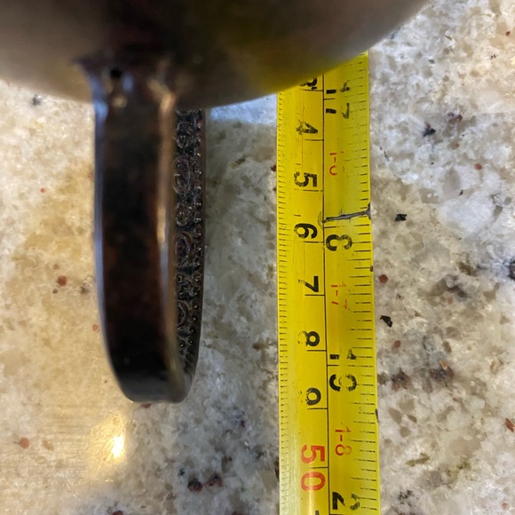 Ornate Black Metal Wall Sconce 19” - Picture 6 of 6